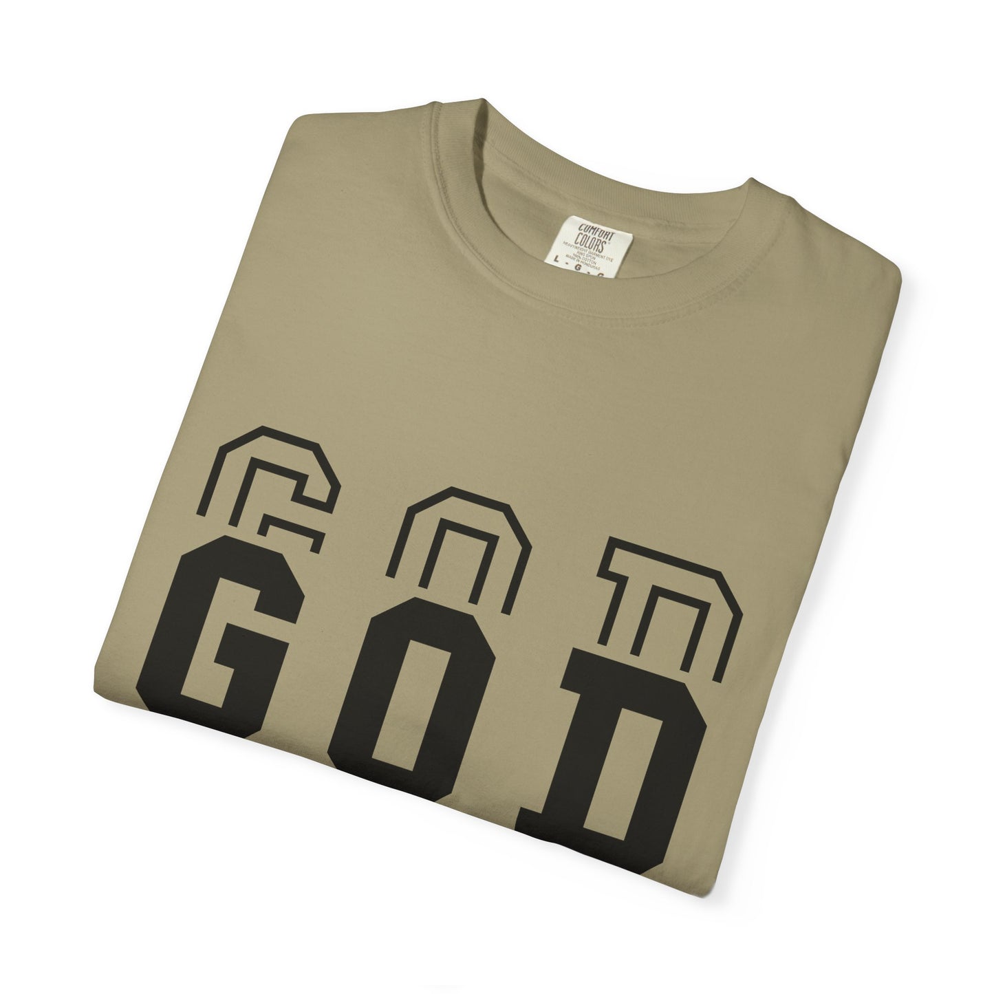 Unisex Garment-Dyed T-shirt with 'GOD Squad' Design - Perfect for Faith Events, Group Outings, Casual Wear, Christian Gifts, and More!
